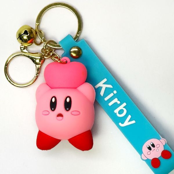  Móc khóa mô hình Kirby đội mũ biến hình 