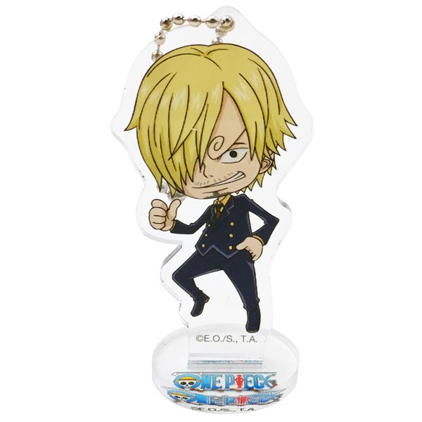 Móc khóa mô hình standee Sanji One Piece - hàng bản quyền chính hãng