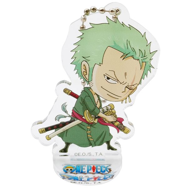  Móc khóa mô hình standee Zoro One Piece - hàng bản quyền chính hãng 