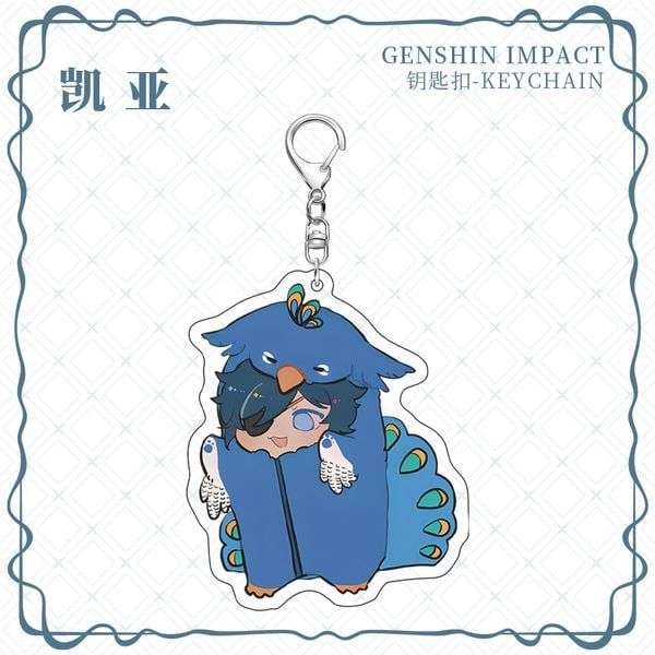  Móc khóa nhân vật Genshin Impact Pyjama Vol 1 