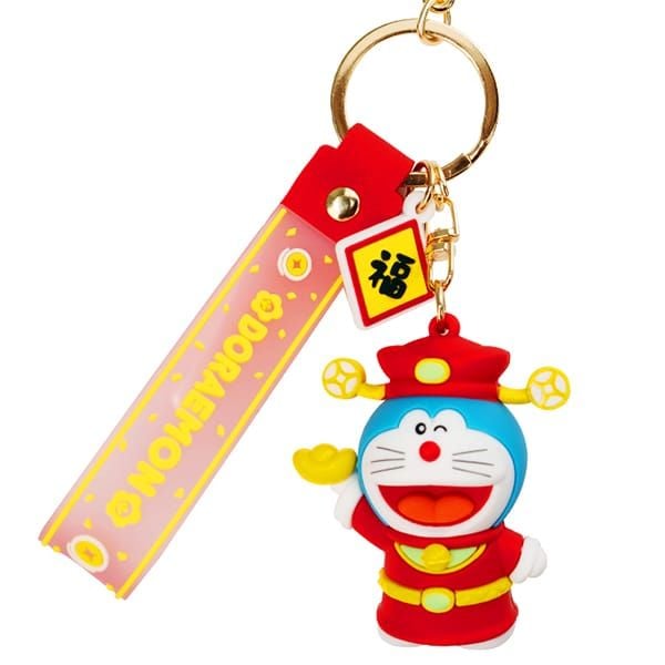  Móc khóa nhựa mô hình Doraemon may mắn cao cấp 