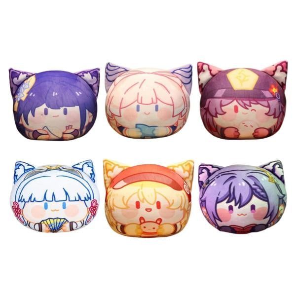  Móc khóa vải thú bông tròn Genshin Impact Vol 1 