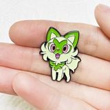  Huy hiệu pin kim loại Pokemon Sprigatito 