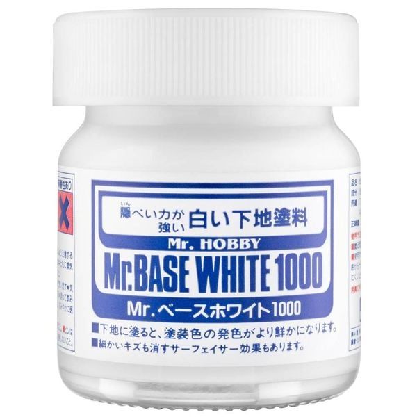 Sơn mô hình Mr. Base White 1000 40ml GSI Creos SF283 chính hãng