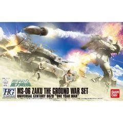 MS-06 Zaku The Ground War Set - HGUC 1/144 - Mô hình Gundam chính hãng Bandai