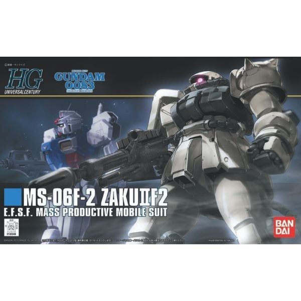  MS-06F-2 Zaku II F2 E.F.S.F. Type - HGUC - 1/144 - Mô hình Gundam chính hãng Bandai 