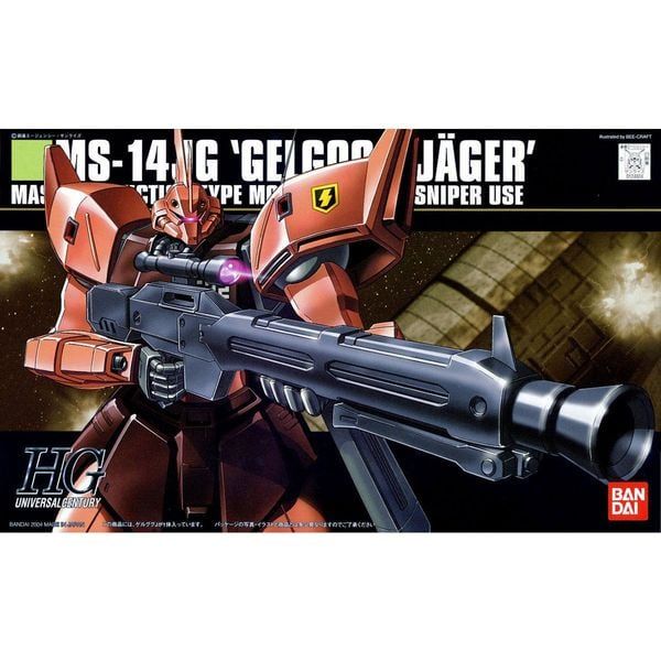  MS-14JG Gelgoog Jager - HGUC 1/144 - Mô hình Gundam chính hãng Bandai 