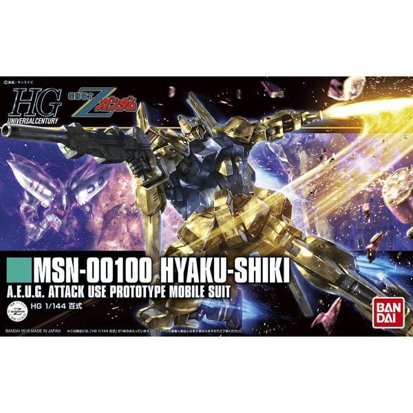 MSN-00100 Hyaku-Shiki - HGUC - 1/144 - Mô hình Gundam chính hãng Bandai siêu đẹp