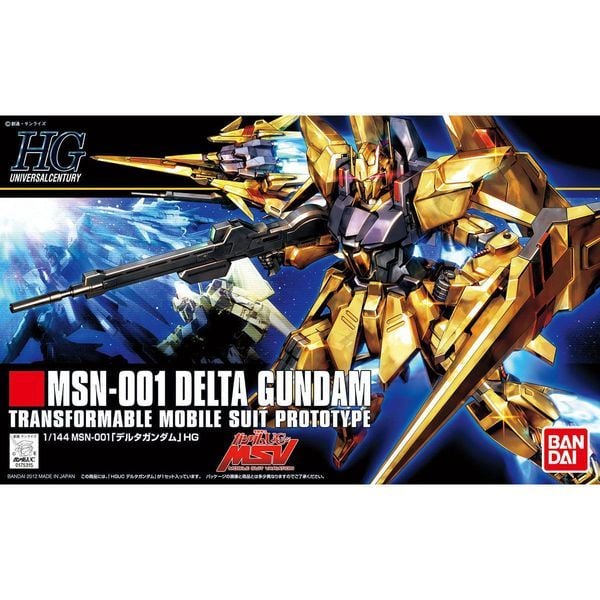 MSN-001 Delta Gundam - HGUC - 1/144 - Mô hình Gunpla chính hãng Bandai siêu đẹp
