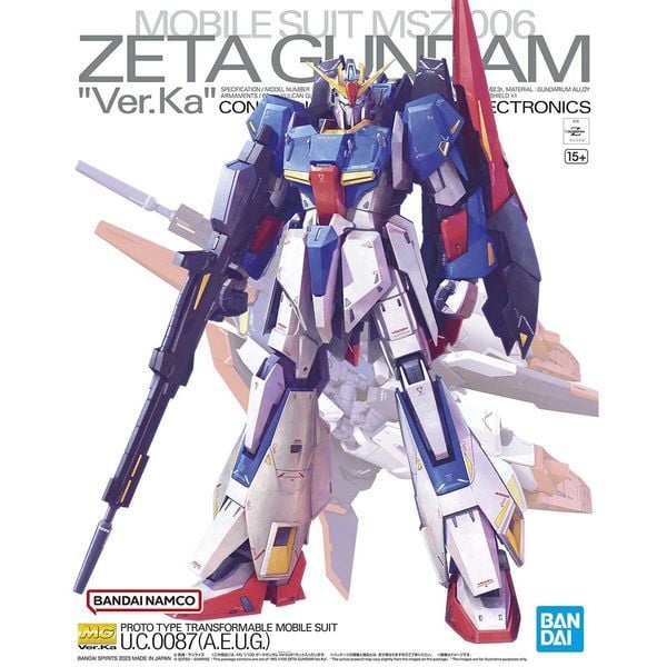  MSZ-006 Zeta Gundam Ver.Ka - MG 1/100 - Mô hình Gunpla chính hãng Bandai 