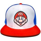 Mũ nón lưỡi trai Mario Trắng Xanh - Nón bóng chày 