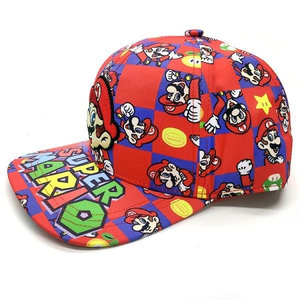  Mũ nón lưỡi trai Super Mario Red 