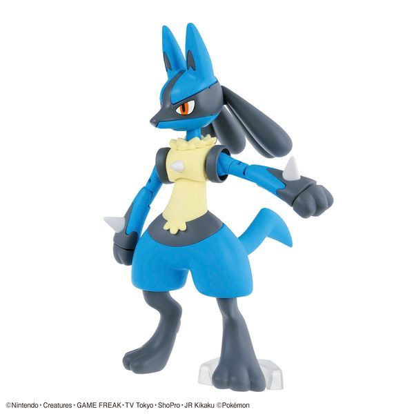  Riolu & Lucario Pokemon Plamo Collection - Mô hình Pokemon chính hãng Bandai 