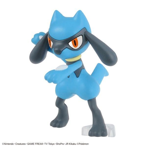  Riolu & Lucario Pokemon Plamo Collection - Mô hình Pokemon chính hãng Bandai 