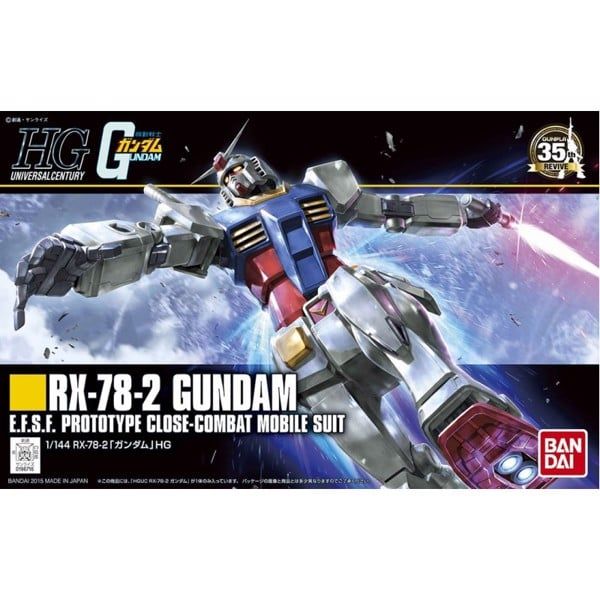  RX-78-2 Gundam Revive Ver. HGUC - 1/144 - Mô hình lắp ráp Gundam chính hãng 