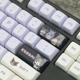  Bộ Keycap XDA PBT bàn phím cơ Sanrio Kuromi 146 nút 
