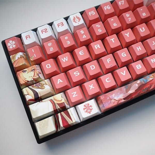  Bộ Keycap bàn phím cơ Genshin Impact Yae Miko Full Set 