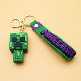  Móc khóa cao su hình Creeper Minecraft 