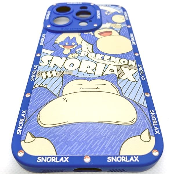  Ốp lưng Pokemon Snorlax cao cấp cho iPhone 15/Plus/Pro/Pro Max 