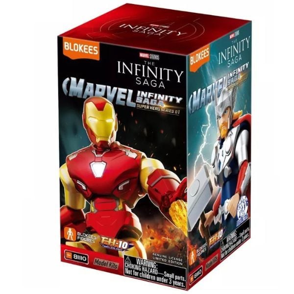 unbox Hộp Mù Marvel Infinity SAGA Galaxy Version 01 Super Alliance Blokees 81110 random may mắn nhận mô hình cực ngầu