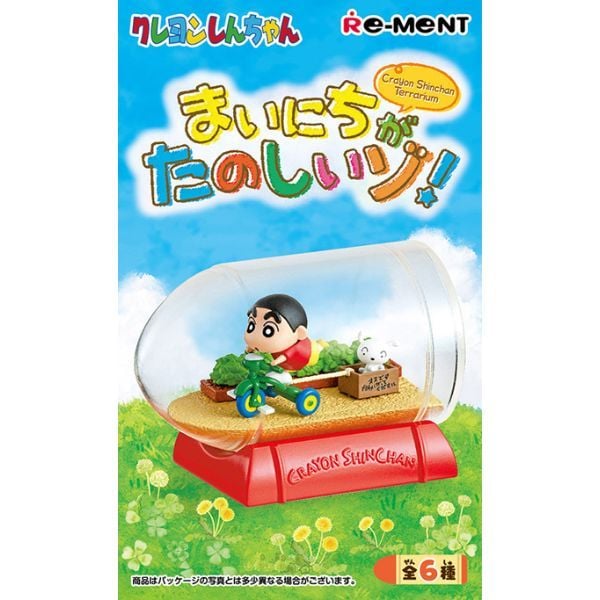  Hộp Mù Crayon Shin-chan Terrarium Collection Exciting Days Re-Ment Blind Box 20735 