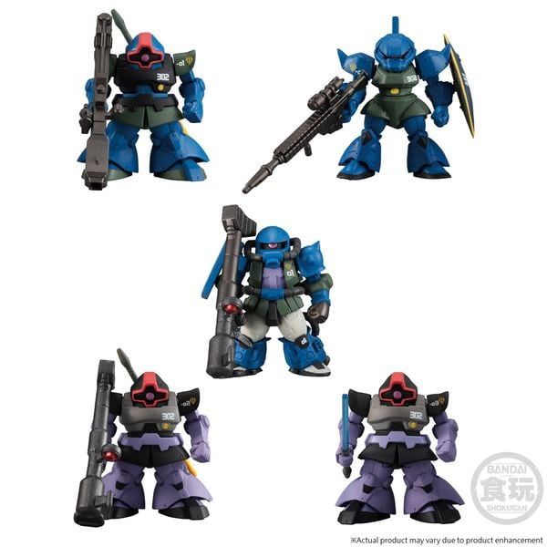  FW Gundam Converge Core Nightmare of Solomon 302 Patrol Squadron Set 