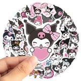  Hình dán sticker Sanrio Kuromi tổng hợp 50 cái 