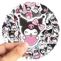 Hình dán sticker Sanrio Kuromi tổng hợp 50 cái