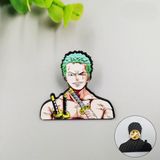  Huy hiệu Pin cài kim loại One Piece Zoro nháy mắt 