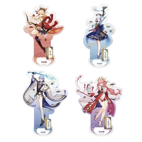 Standee Tấm trang trí Genshin Impact Inazuma NG03 siêu đẹp trang trí góc gaming thêm phần đẳng cấp