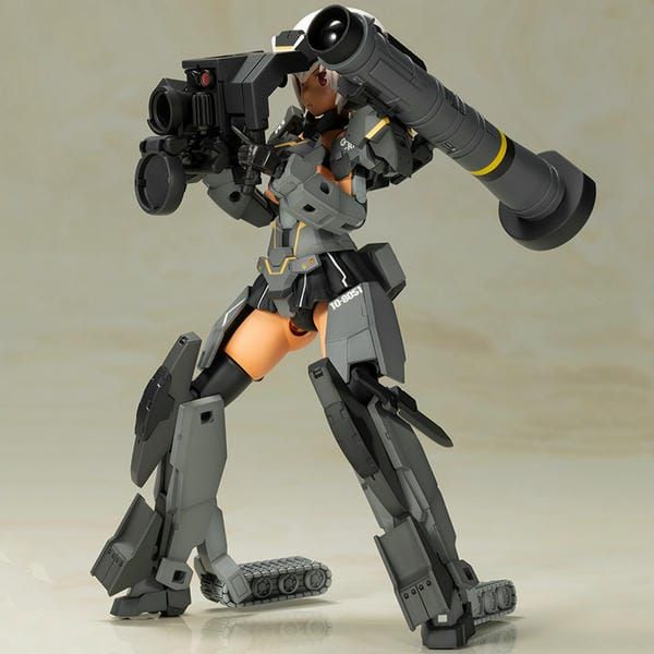  Frame Arms Girl Gourai-Kai Black with FGM148 Type Anti-Tank Missile - Kotobukiya FG154 