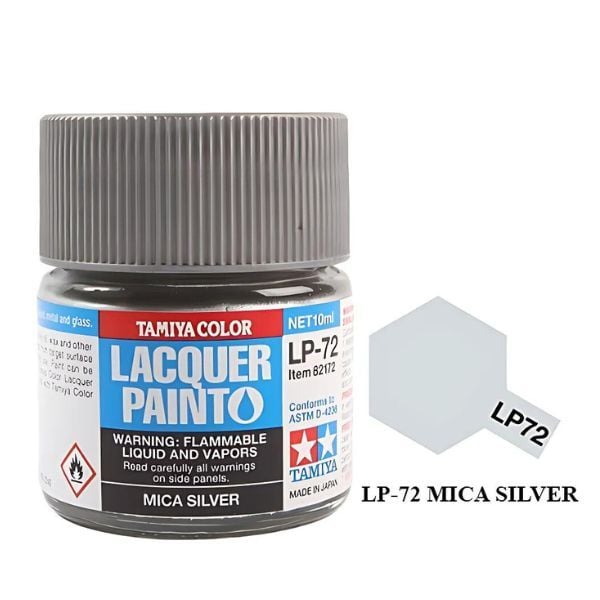  Sơn mô hình Tamiya Lacquer LP-72 Mica Silver - 82172 
