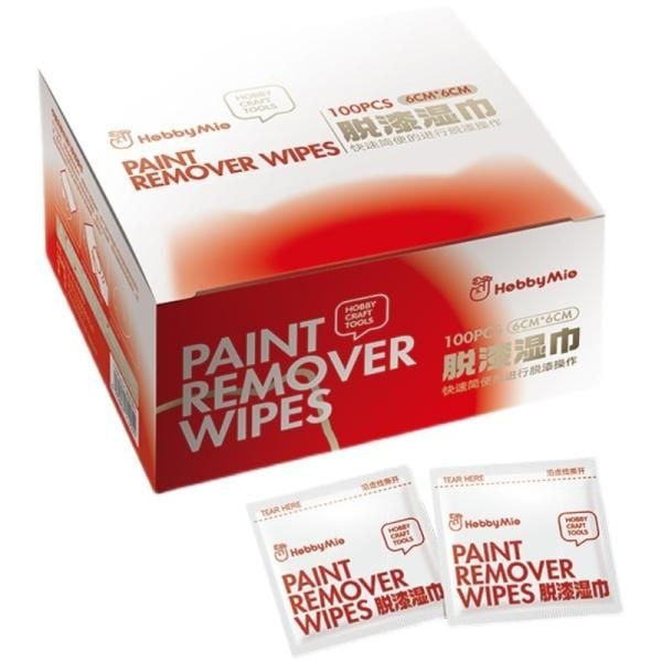  Hộp 100 khăn ướt chùi tẩy sơn mô hình Hobby Mio 