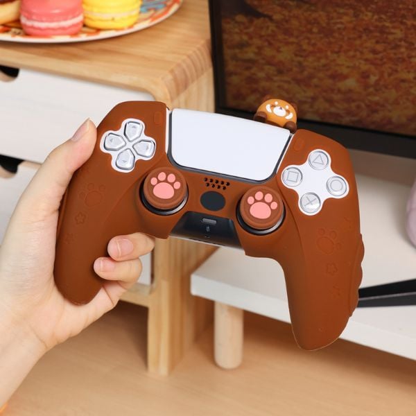 Case Silicone Red Panda Buddy Cho Tay PS5 IINE L990 