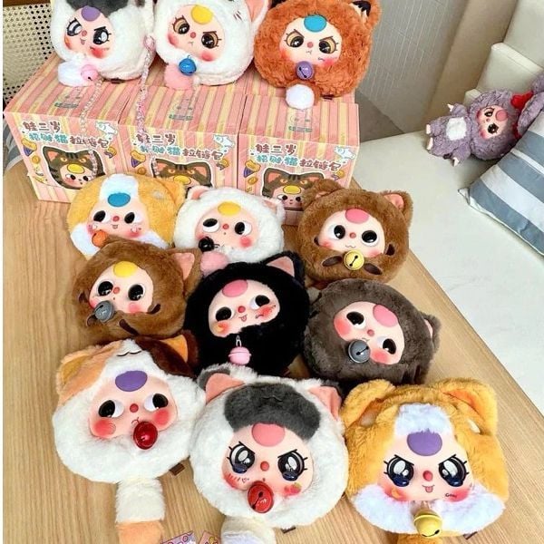  Hộp Mù Baby Three Mèo Thần Tài Blind Box 