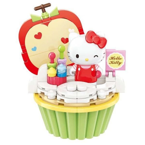 Đồ chơi lắp ráp Keeppley Sanrio Apple Cupcake Hello Kitty K20813 dễ thương đẹp mắt chất lượng tốt nhựa ABS an toàn chính hãng giá rẻ mua làm quà tặng trang trí trưng bày sưu tầm