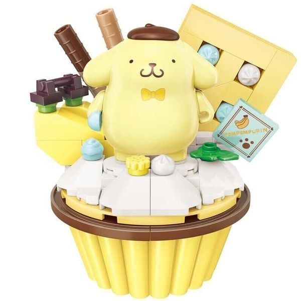 Đồ chơi lắp ráp Keeppley Sanrio Banana Cupcake Pompompurin K20816 dễ thương đẹp mắt chất lượng tốt nhựa ABS an toàn chính hãng giá rẻ mua làm quà tặng trang trí trưng bày sưu tầm