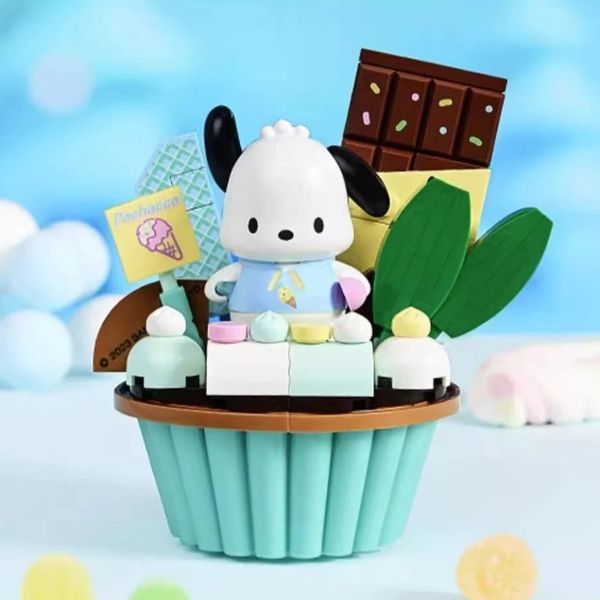 Đồ chơi lắp ráp Keeppley Sanrio Chocolate Cupcake Pochacco K20821 dễ thương đẹp mắt chất lượng tốt nhựa ABS an toàn chính hãng giá rẻ mua làm quà tặng trang trí trưng bày sưu tầm