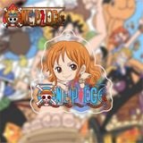  Móc khóa acrylic One Piece chibi logo 