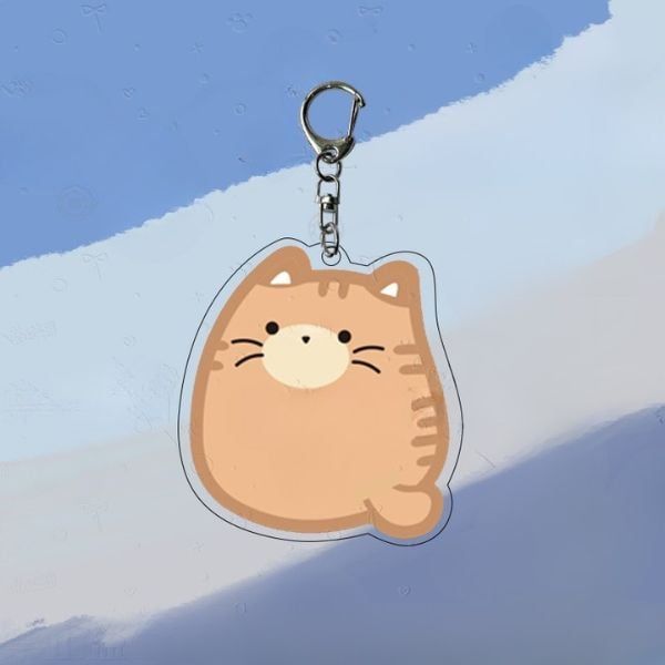  Móc khóa mica Mèo Mập Cute 