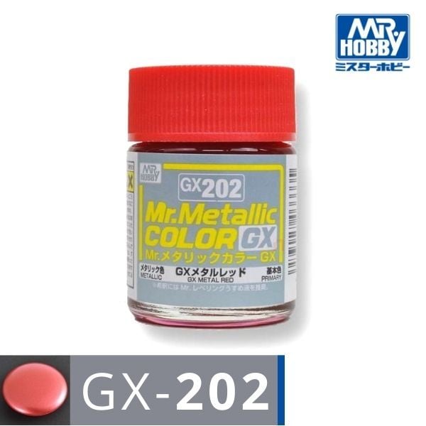 Gundam Store VN Sơn mô hình Mr.Metallic Color GX202 Metal Red chính hãng
