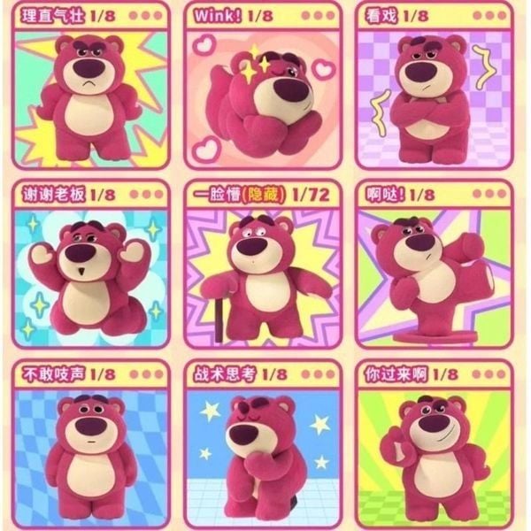  Gấu Dâu Lotso It's Me 2 Blindbox 52TOYS 