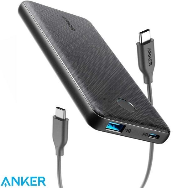  Pin sạc di động Anker PowerCore Slim 10000mAh PD B2C - UN Black Iteration - A1231 