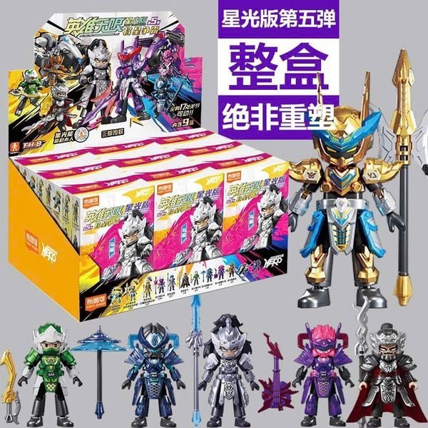  Hộp Mù Blokees Figures Hero Infinity Galaxy Version Turbo 05 General Star Battle 