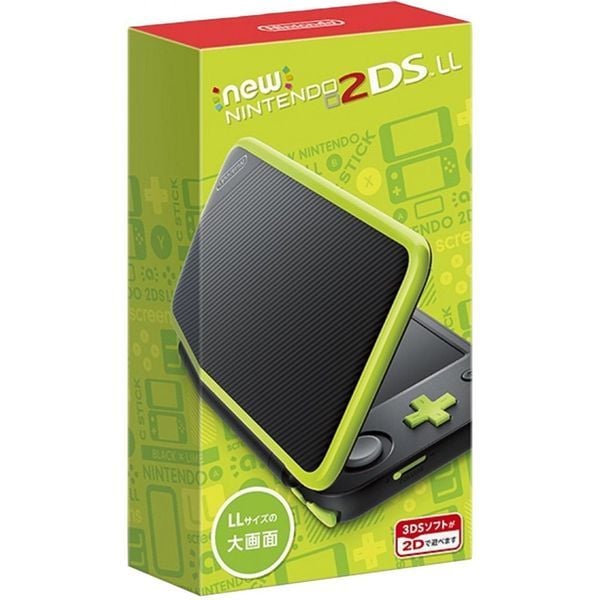 New Nintendo 2DS LL - Black + Lime Green (Miễn phí hack + Chép game)