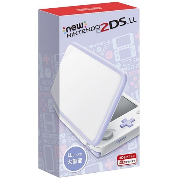  New Nintendo 2DS LL - White + Lavender (Miễn phí hack + Chép game) 