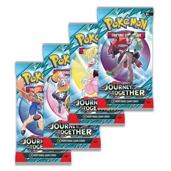 Thẻ Bài PP57 Pokemon TCG Journey Together Booster Pack xé pack nhận thẻ mạnh bổ sung bộ bài của bạn