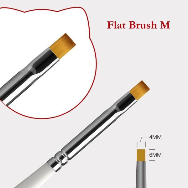  Cọ sơn vẽ mô hình Hobby Mio Flat Brush 