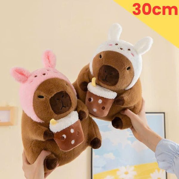 Gấu bông chuột lang nước Capybara 30cm đáng yêu mềm mại, kích thước lớn ôm cực thích món quà lý tưởng cho mọi lứa tuổi
