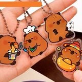  Móc khóa nhựa hình chuột lang nước Capybara Vol 3 